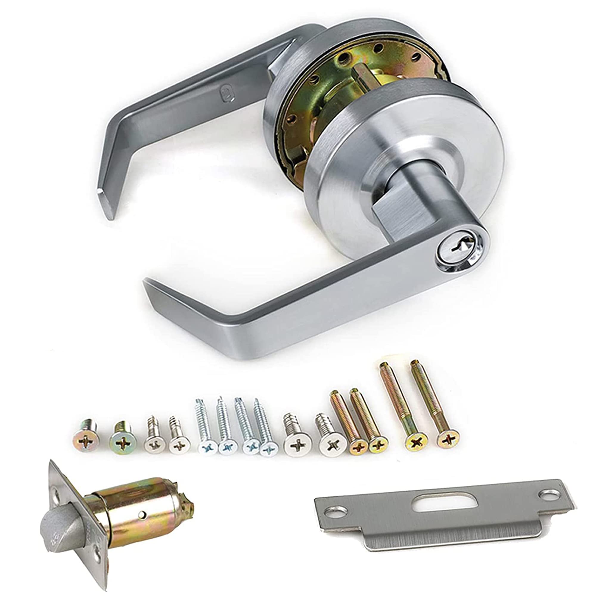 Cal-Royal SL20-26D Commercial Duty Privacy Lock, Satin Chrome